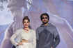 Kiccha Sudeep & Jacqueline Fernandez make a stylish appearance at the trailer launch of Vikrant Rona