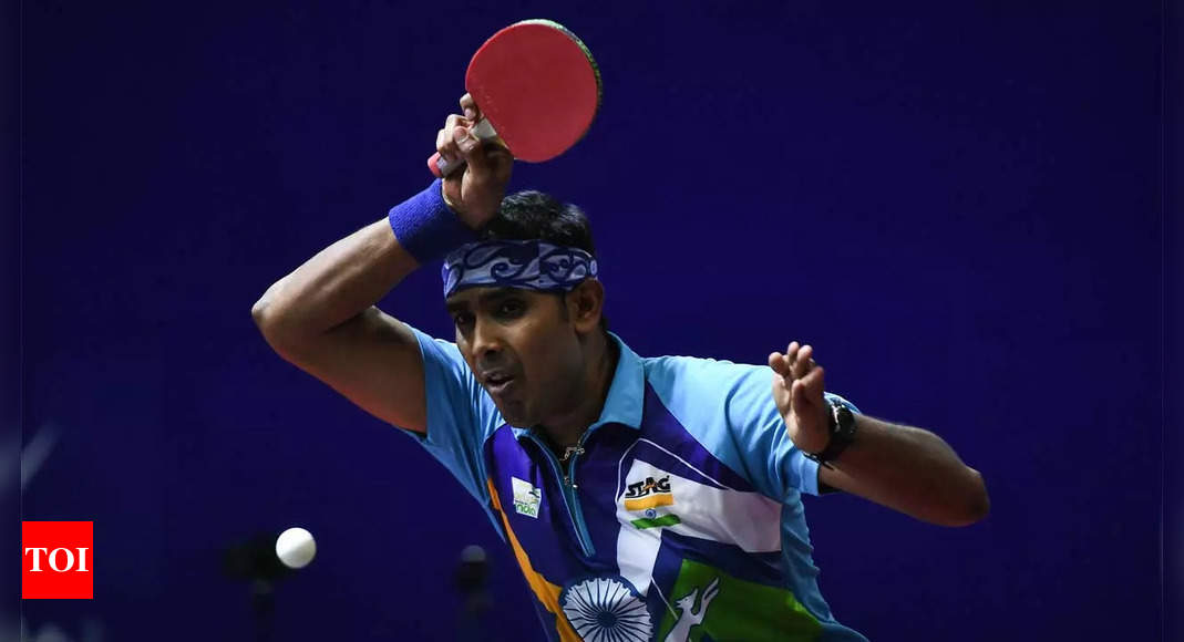 Government approves TT team training tour of Portugal, Sharath Kamal to lead contingent | More sports News – Times of India