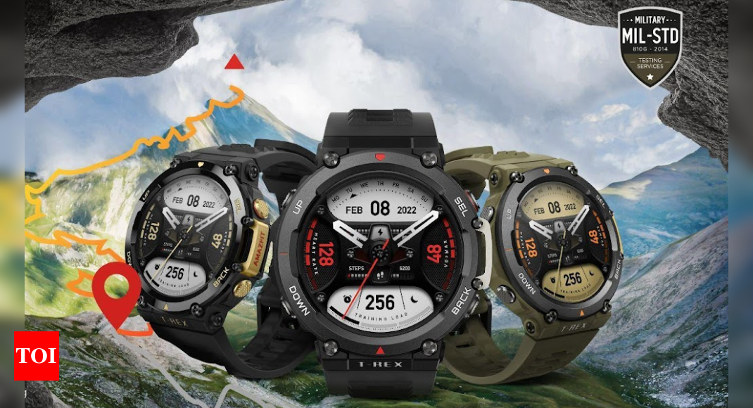 Amazfit T-Rex 2 rugged smartwatch launched in India: Price, specifications and more – Times of India