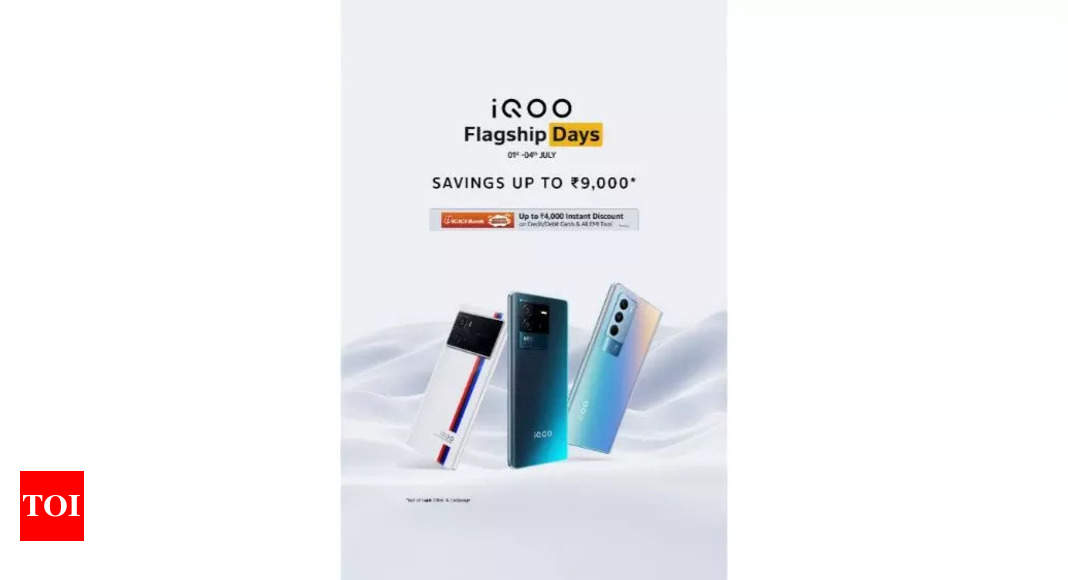 iQoo announces offers on these smartphones during iQoo Flagship Days on Amazon - Times of India