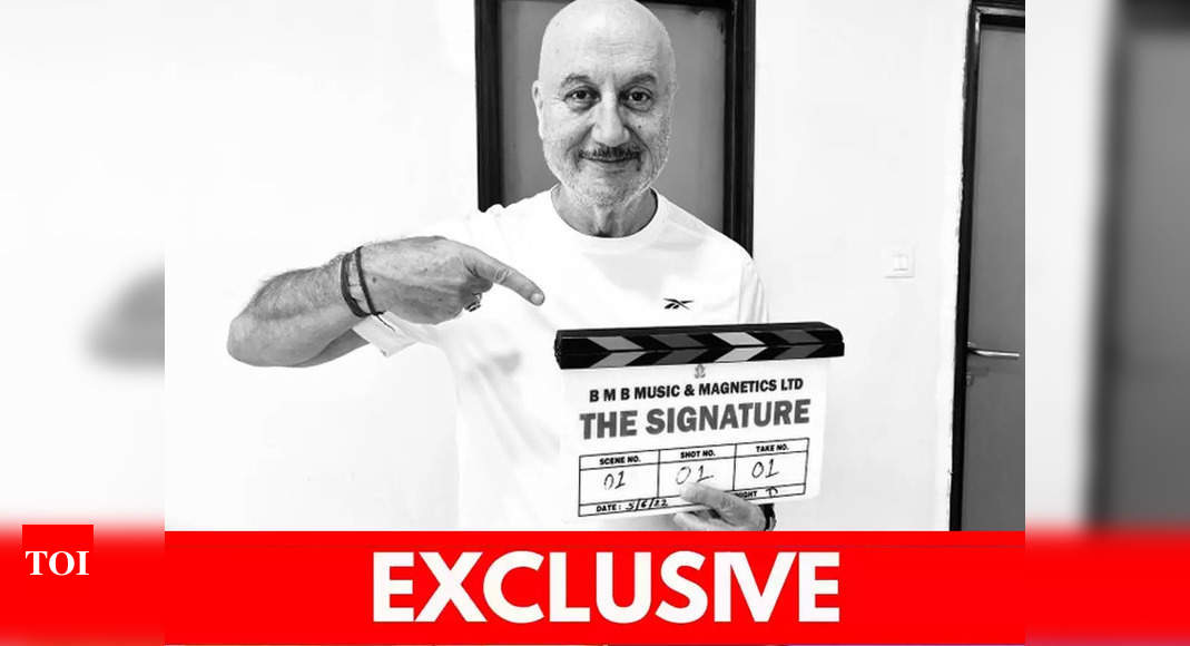 Anupam Kher to co-produce ‘The Signature’ – Unique | Hindi Film Information