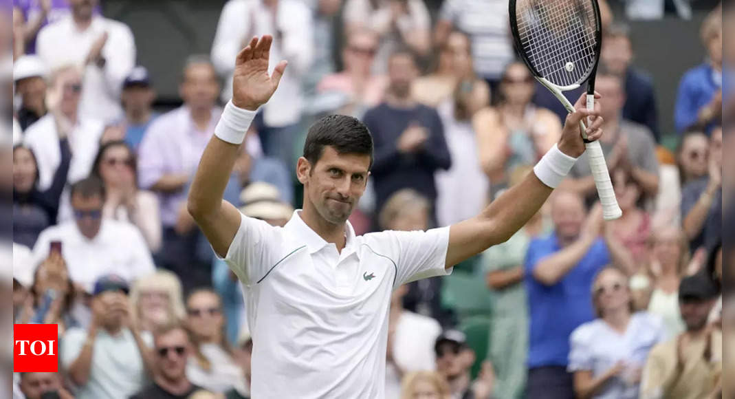 Djokovic schools Kecmanovic to reach Wimbledon last 16 | Tennis News – Times of India