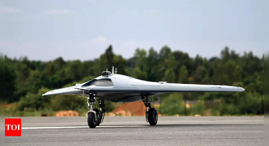 India takes initial step towards building stealth combat drones with maiden flight | India News – Times of India