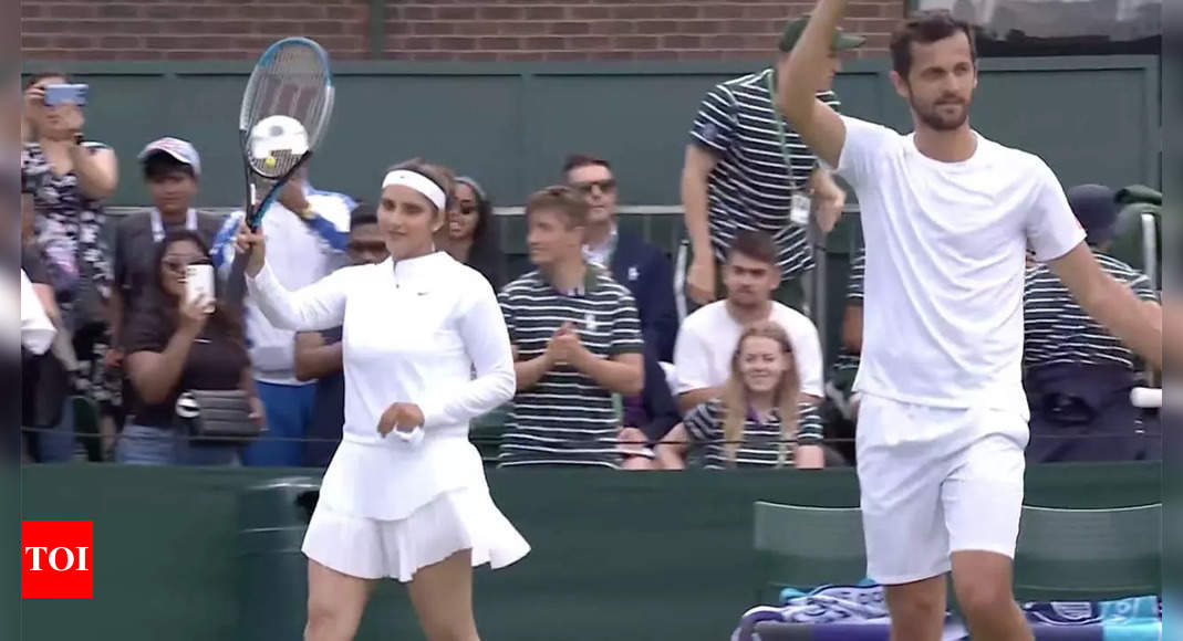 Sania Mirza and Mate Pavic advance to second round of Wimbledon mixed doubles | Tennis News – Times of India