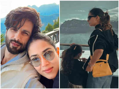 Shahid Kapoor and Mira Rajput drop postcard perfect moments from their Switzerland trip with kids Misha and Zain