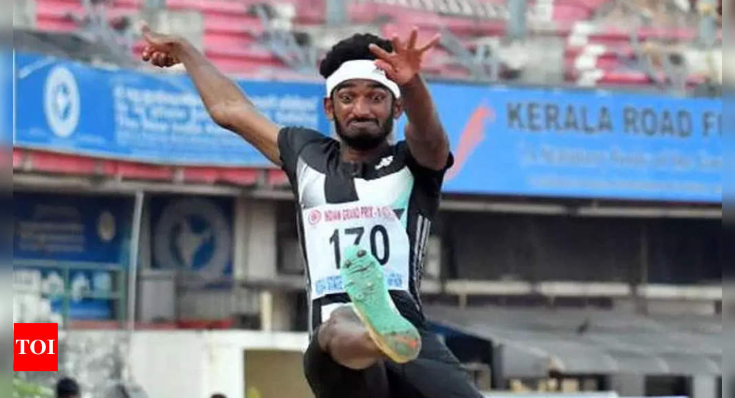 AFI calls long-jumper Jeswin Aldrin for trial on July 4 after being left out of World Championships team | More sports News – Times of India
