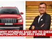 
Why the 2022 Hyundai Venue doesn't get a diesel automatic despite multiple segment-first features
