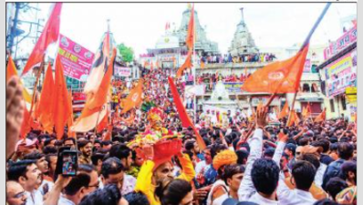 Rath Yatra in Udaipur passes off peacefully amid cop cover