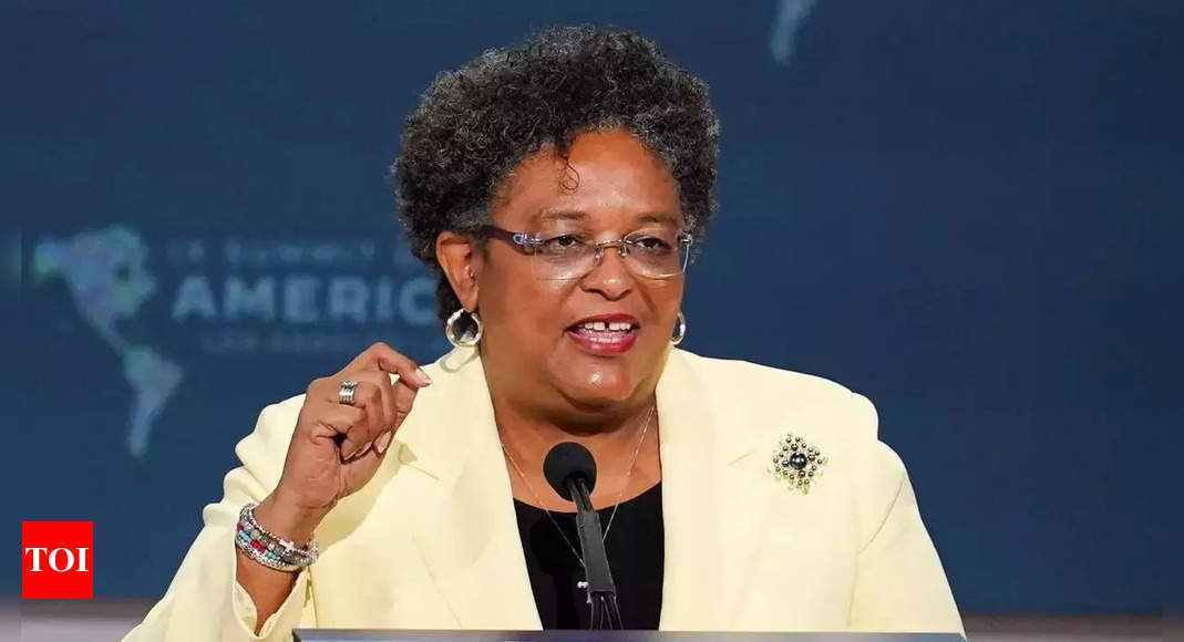 Barbados PM Mottley to deliver annual Mandela lecture in South Africa – Times of India