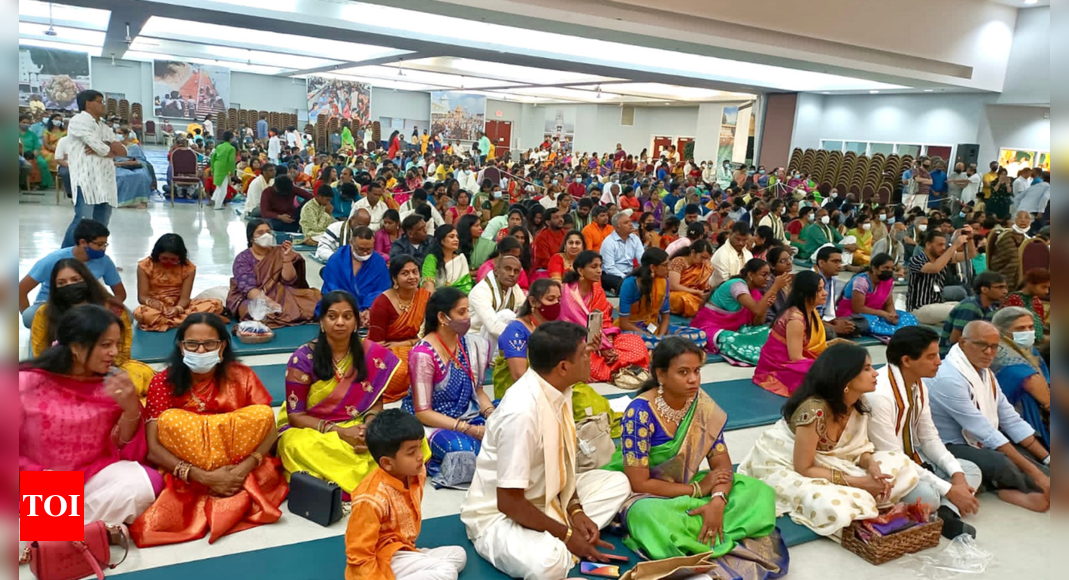 Thousands take part in TTD's Srinivasa Kalyanam held at Chicago