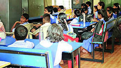 Mangaluru: At 110-year-old school, it’s one room for grades 1-7 | Mangaluru News – Times of India