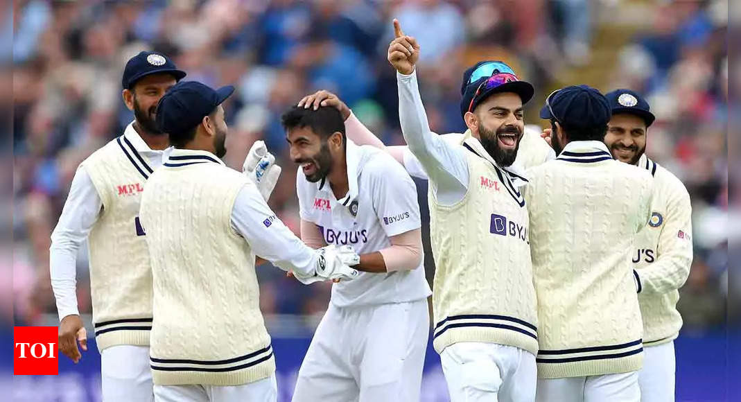 India vs England, 5th Test: Jasprit Bumrah bosses England with bat and ball on stop-start Day 2 | Cricket News – Times of India