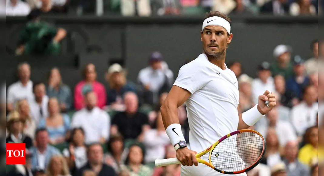 Rafael Nadal eases into Wimbledon last-16 for 10th time | Tennis News – Times of India
