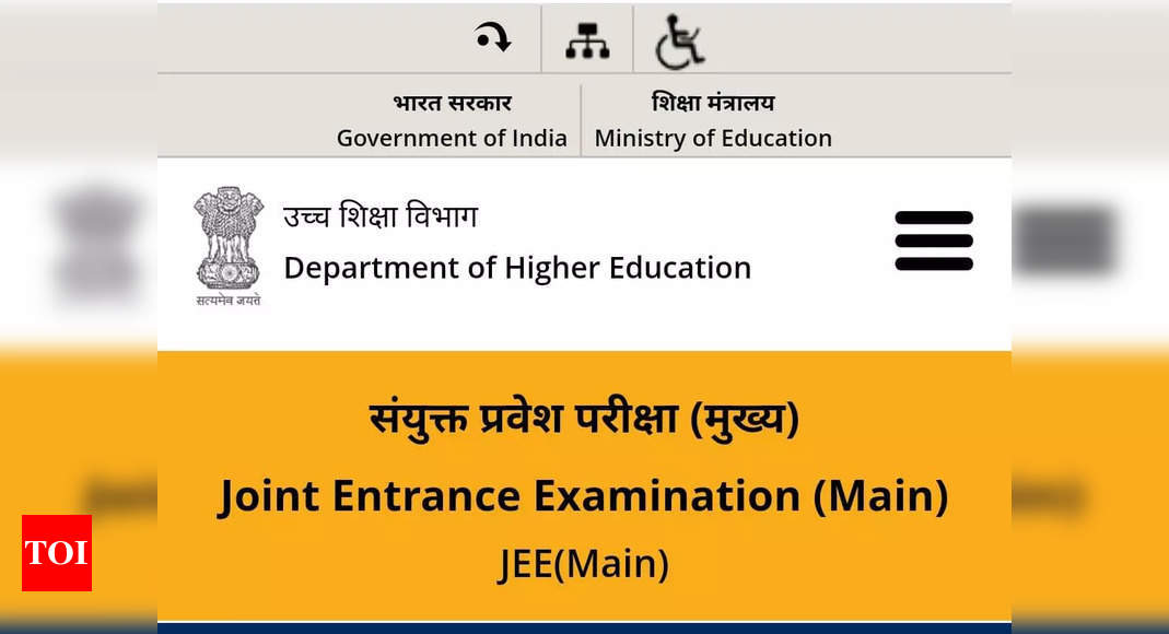 JEE Main 2022 session 2 correction window closes today at jeemain.nta.nic.in, check direct link – Times of India