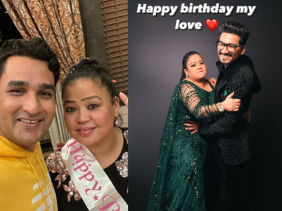 Bharti gets B'day wishes from Harsh & others