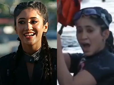 Shivangi feels breathless in water stunt