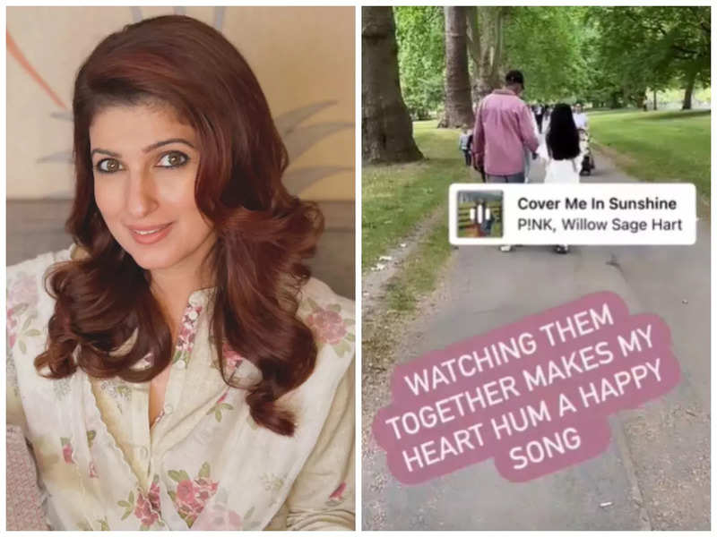 Twinkle Khanna shares an adorable video of her husband Akshay Kumar and daughter Nitara