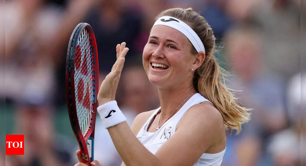 Marie Bouzkova into first Grand Slam quarter-final at Wimbledon | Tennis News – Times of India