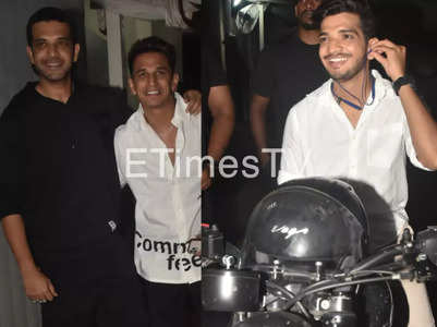 Karan, Prince attend Munawar comedy's show