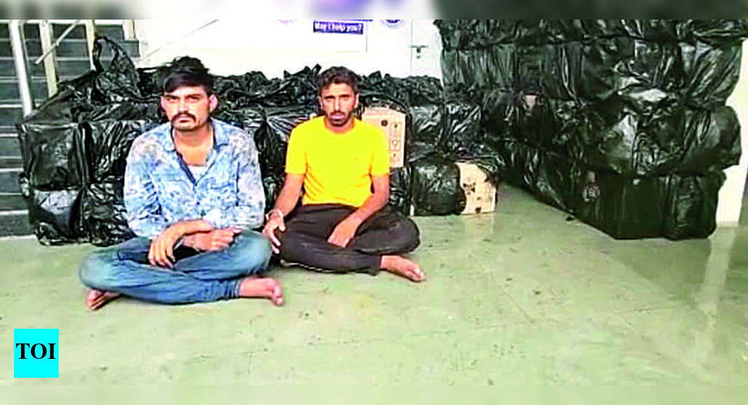 Liquor Worth 28l Seized, 2 Held | Vadodara News - Times of India