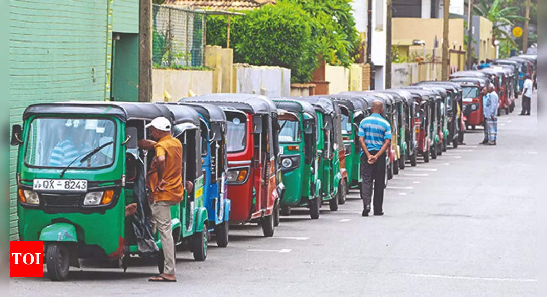 Sri Lanka has less than a day’s worth of fuel left: Minister – Times of India