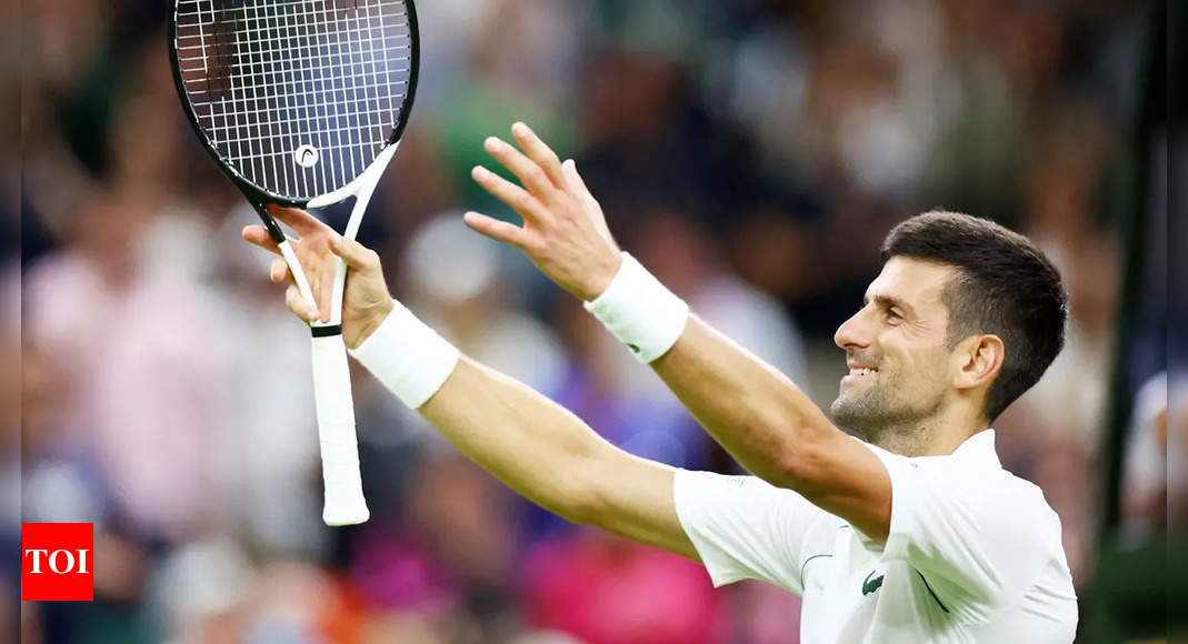 Wimbledon: Novak Djokovic tames wildcard Tim van Rijthoven to enter quarterfinals | Tennis News – Times of India