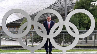 IOC boss Thomas Bach says Ukraine 'flag will fly high' at 2024 Olympics