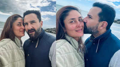 Saif Ali Khan Kisses Kareena Kapoor In An Endearing Selfie; Makes The ...