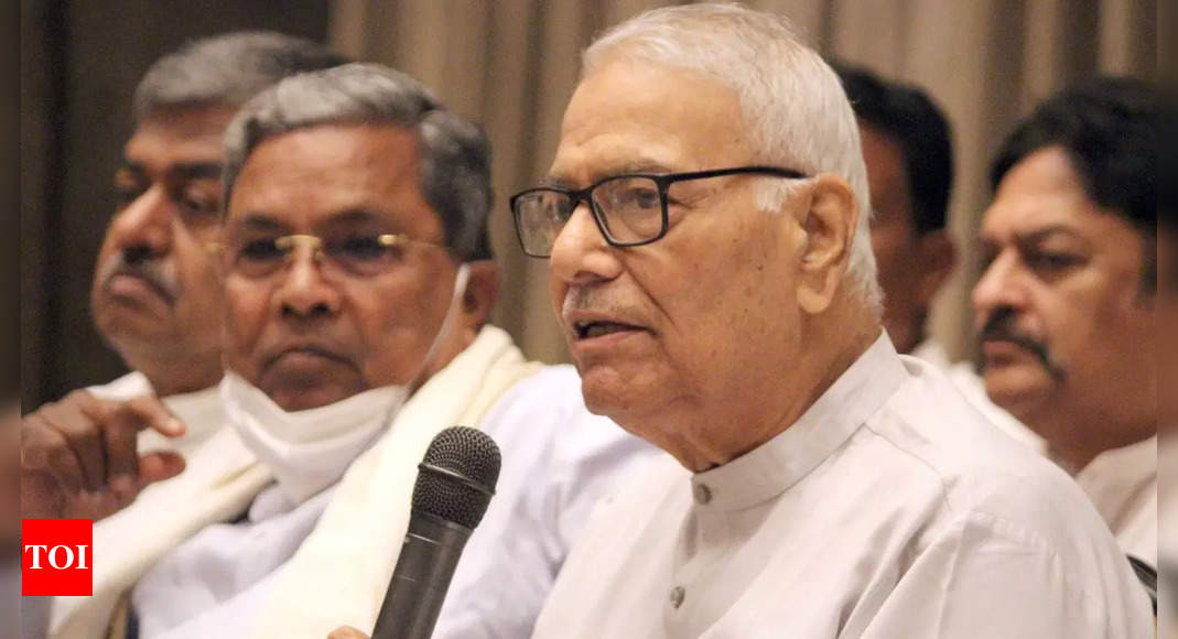 BJP slams Yashwant Sinha, says his appeal to Murmu depicts ‘nasty mindset’ | India News – Times of India