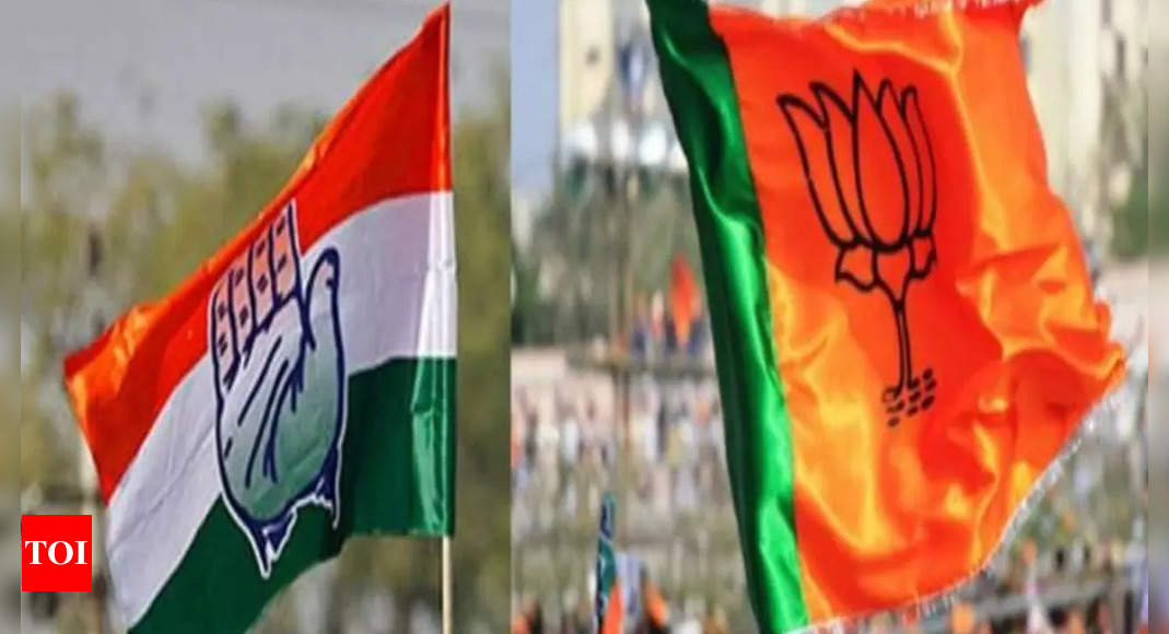 BJP, Congress clash on social media, call each other ‘fake news peddlers’ | India News – Times of India