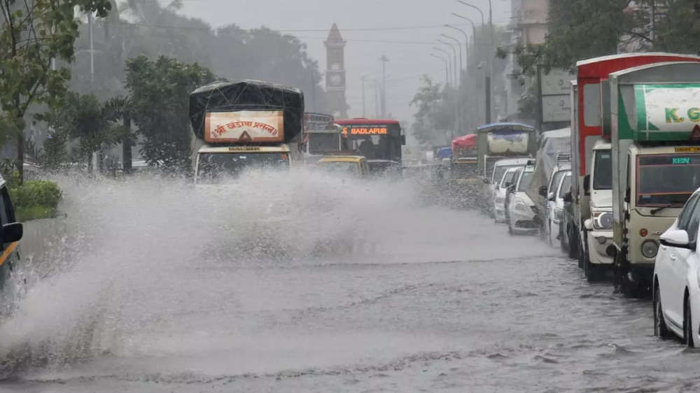 Heavy rain lashes Navi Mumbai