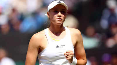 Big-hitting Rybakina hails 'gift' after reaching Wimbledon quarter-finals