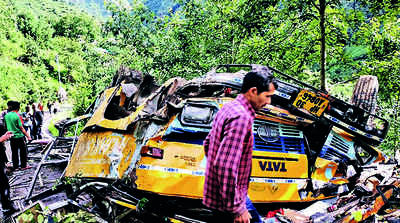 Bus rolls down hill in Kullu; all 13 passengers killed