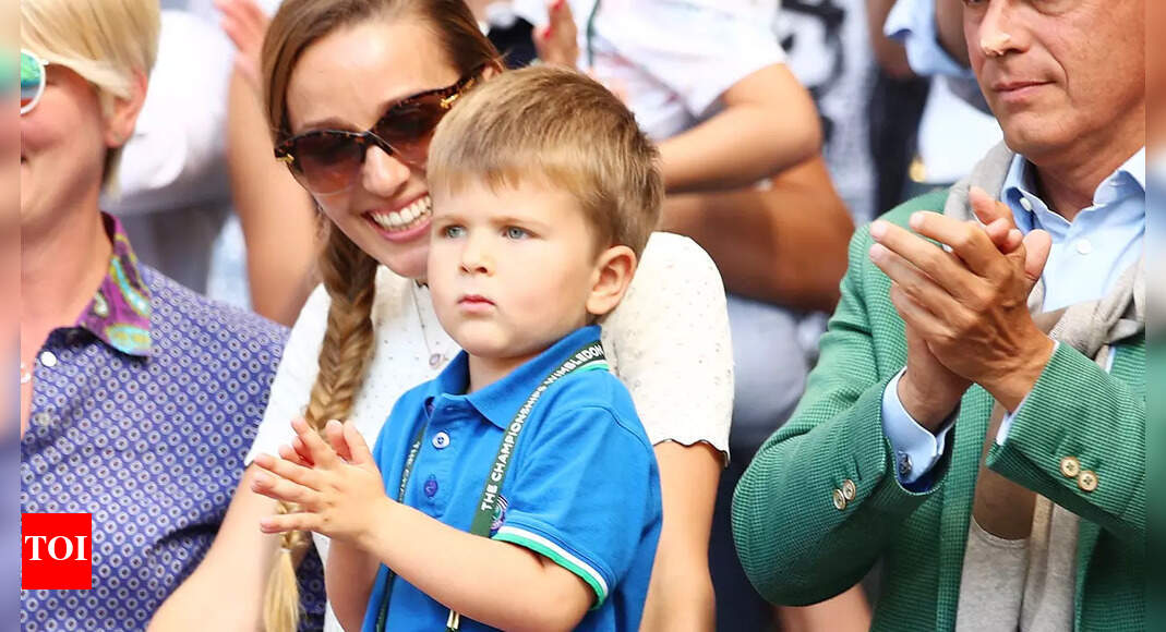 Novak Djokovic Jr, 7, has a Rafaesque follow through | Tennis News - Times of India