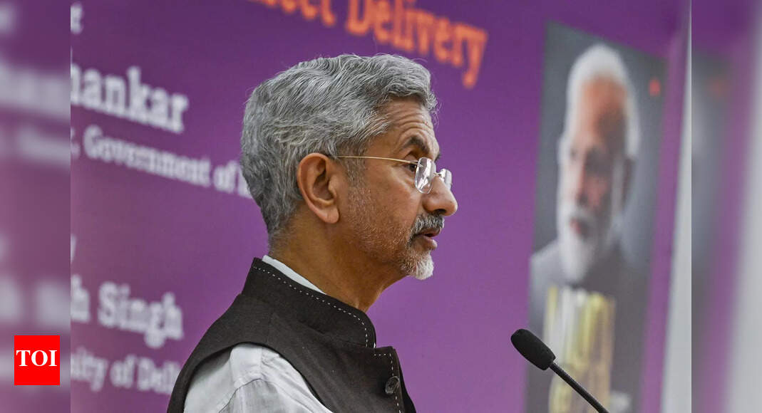 PM Modi has captured sentiments, aspirations of India: Jaishankar | India News – Times of India