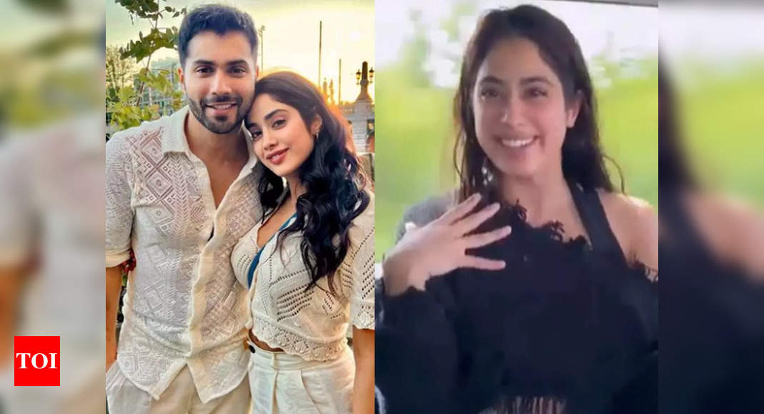 Janhvi Kapoor Pulls Off Friends Janice With Ease Her Bawaal Co Star Varun Dhawan Shares