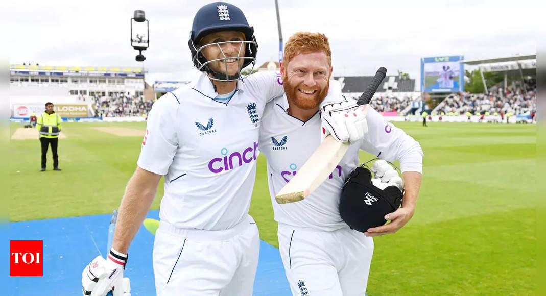 India vs England 5th Test: Joe Root, Jonny Bairstow slam unbeaten hundreds as England beat India to level series 2-2 | Cricket News – Times of India