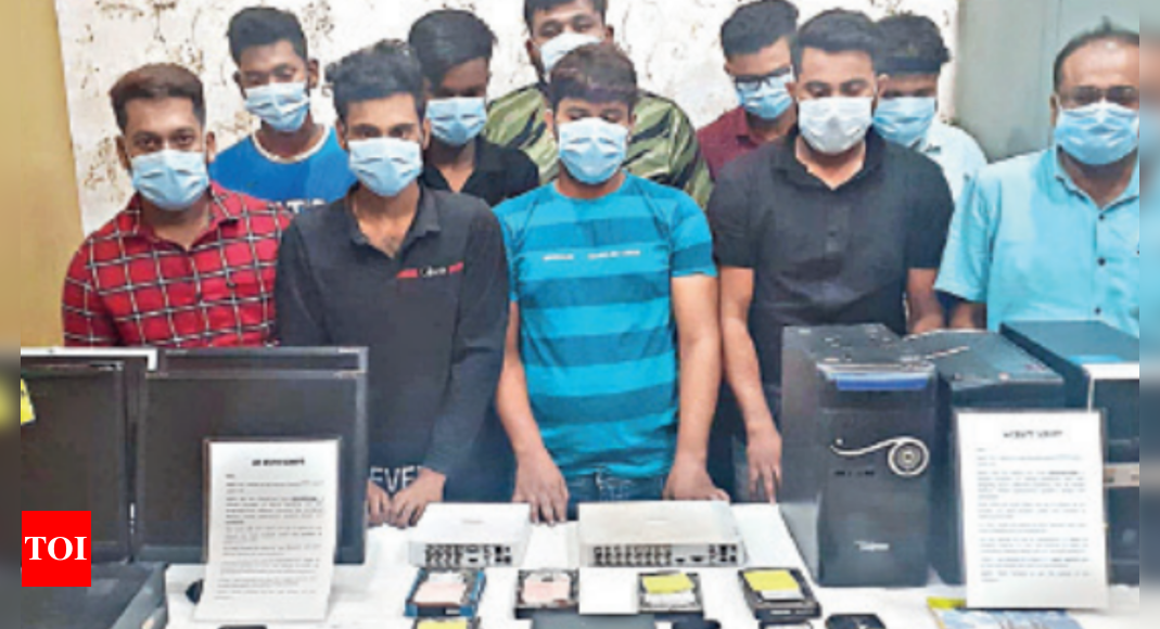Kolkata: Cops seal fake call centre in New Town, arrest 10