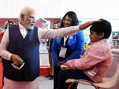 Shark Tank India's visually impaired boy Prathamesh Sinha impresses PM Modi with his self-learning gadget