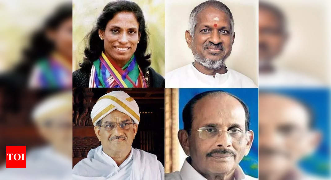 Centre nominates PT Usha, Ilaiyaraaja, ‘Bahubali’ writer & Jain priest from south to Rajya Sabha | India News – Times of India