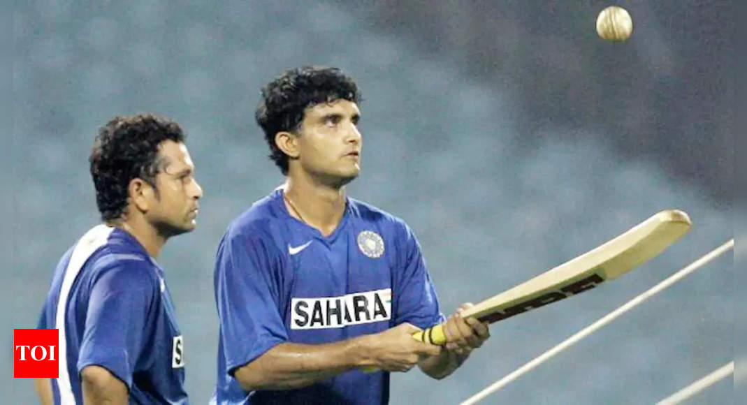 From flooding Sourav Ganguly’s room to recommending him for vice captaincy, Sachin Tendulkar recollects old memories with BCCI President | Cricket News – Times of India