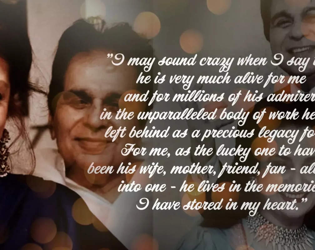 
Saira Banu pens an emotional letter on Dilip Kumar's first death anniversary: 'I turn my face away and bury my face in the pillow and try to go back to sleep...'
