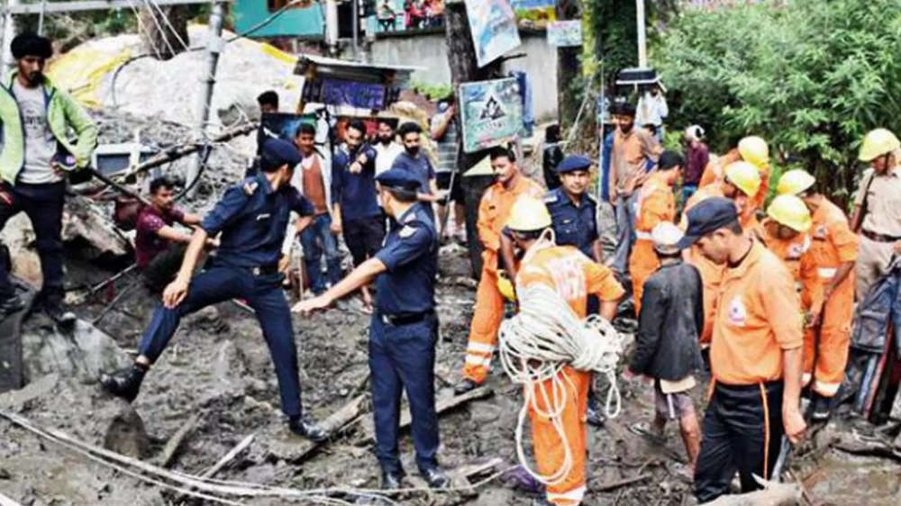 ​NDRF teams carry out search and relief operation