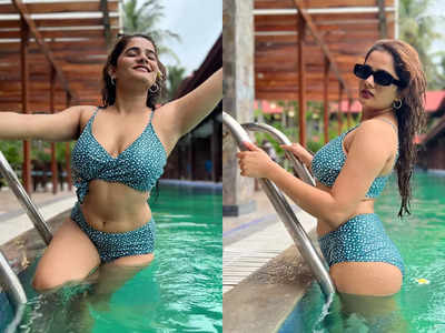 Bhagyashree Mote the mercury levels with bikini pic Times of India
