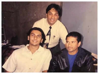 Ranveer Singh REACTS to an unseen throwback photo with Sachin Tendulkar; calls it his 'major fanboy moment'