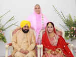 Inside pictures of Punjab CM Bhagwant Mann and Gurpreet Kaur's wedding ceremony