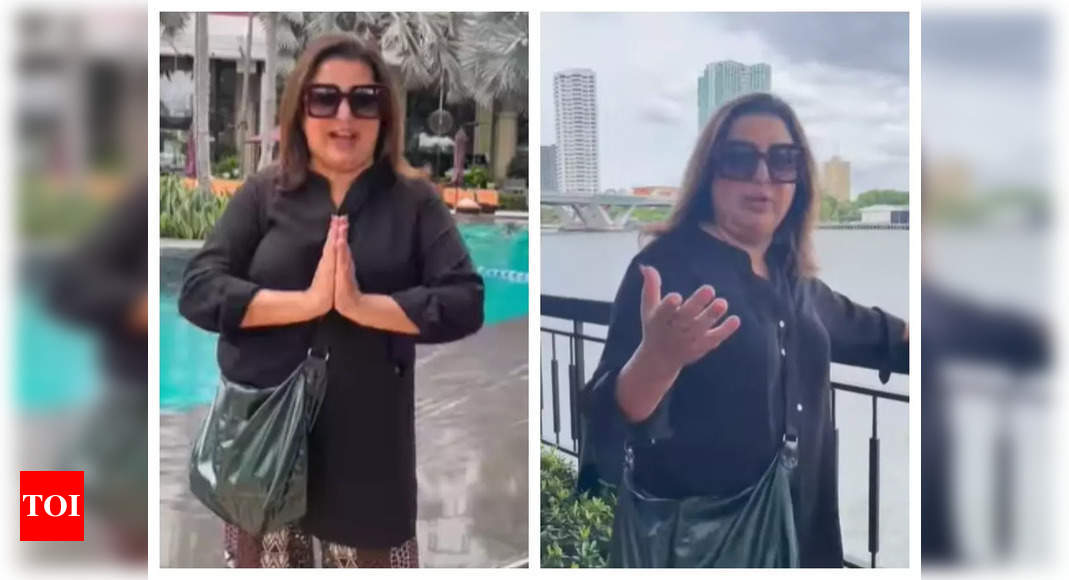 Karan Johar drops a hilarious comment on Farah Khan’s travel vlog from Bangkok – WATCH video – Times of India
