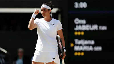 Wimbledon: Jabeur downs Maria to become first Arab in major final