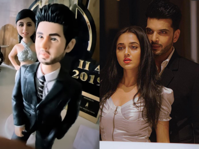 Karan Kundrra gets dolls fashioned after girlfriend Tejasswi Prakash and him; thanks fans by sharing a funny video
