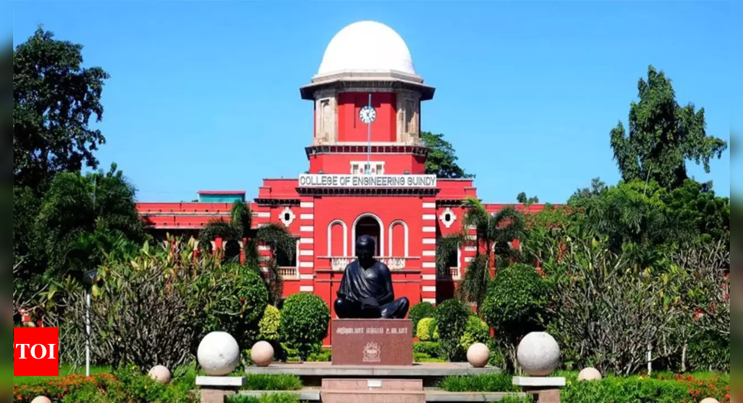 Chennai CEG, MIT, PSG high Anna College's newest rank checklist